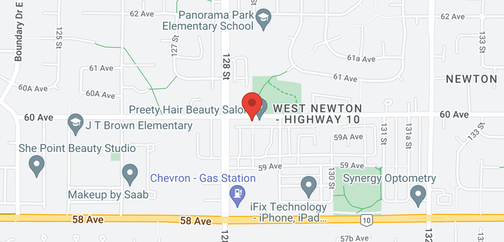 map of 12852 60 AVENUE